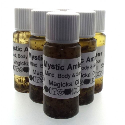 10ml Mystic Amber Herbal Spell Oil Mind Body Soul